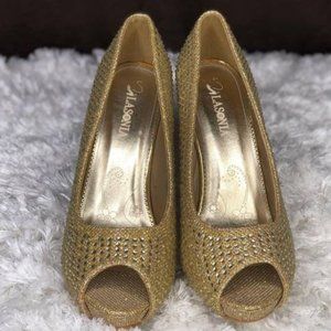 Lasonia Gold High Heel